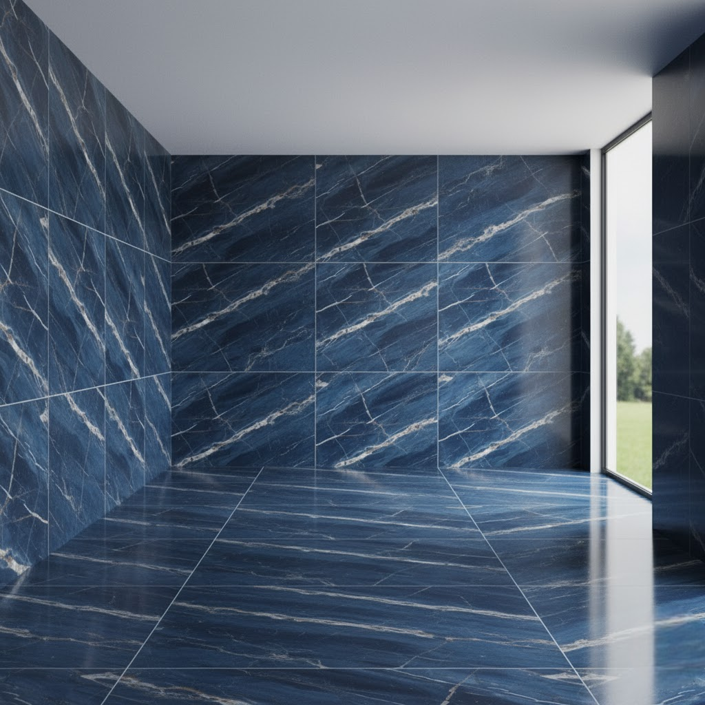 Blue onyx Slab View 2